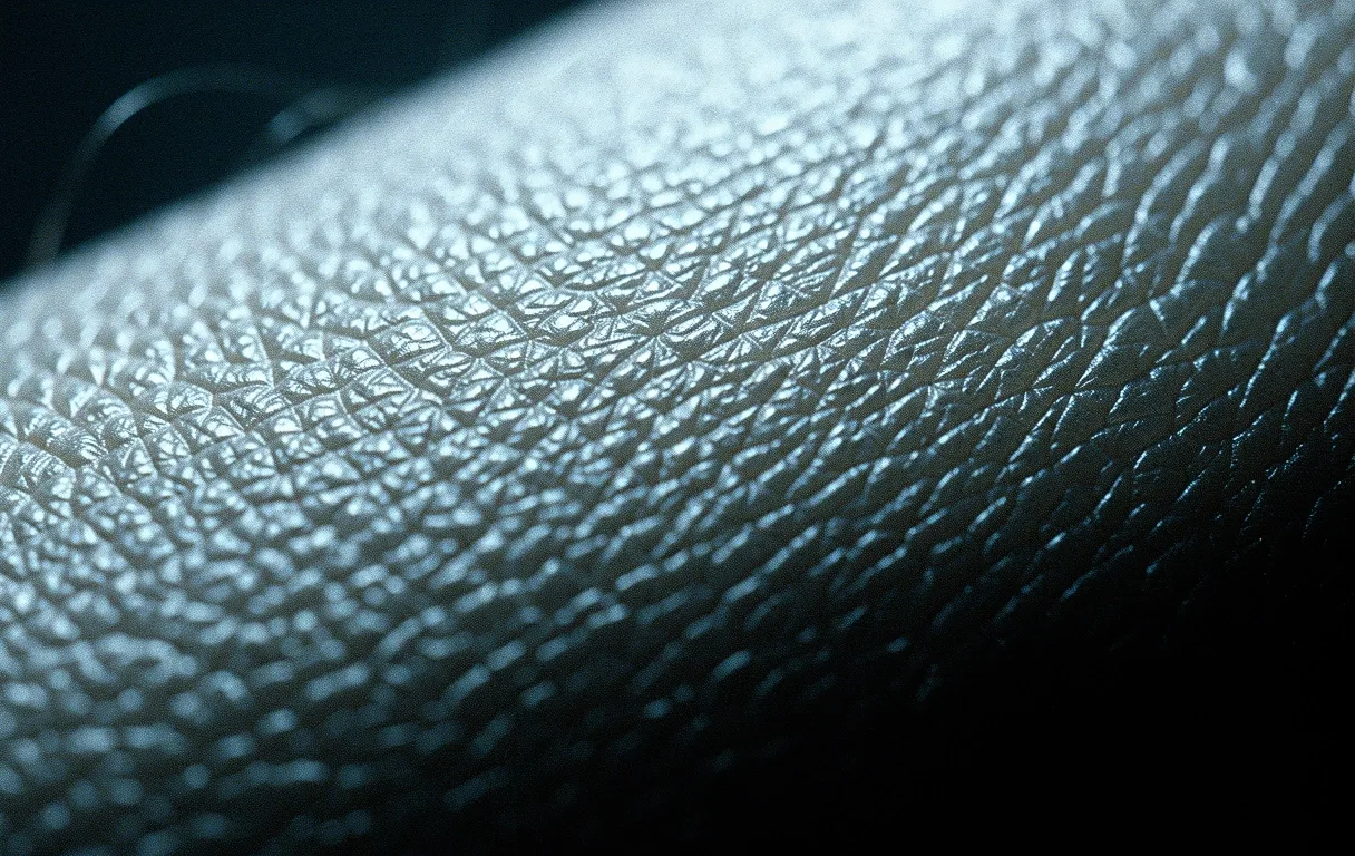 Macro skin texture for restorative wellness